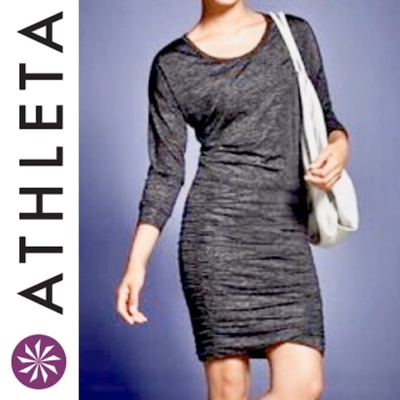 Athleta Dresses & Skirts - XLT Athleta Tulip Dress…Flattering ruching. Great closet staple. Worn 1x. EUC